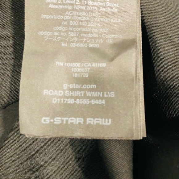 G-Star Raw Black 3/4 Button Up Shirt - Picture 14 of 14
